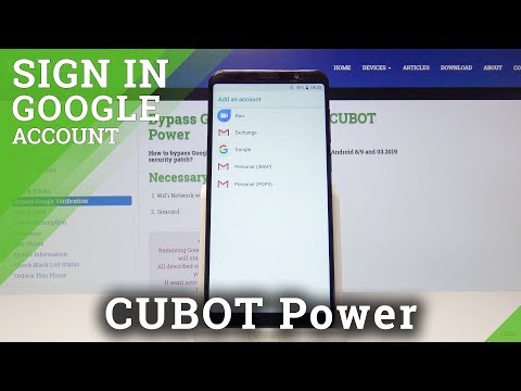 How to Add Google Account to CUBOT Power - Remove Google User