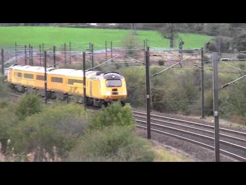 network rail measurement train @ ferryhill 10/10/11