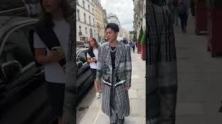 Austin Lin 林柏宏(actor Marry My Dead Body ) Walking in paris 20/Jun /2023