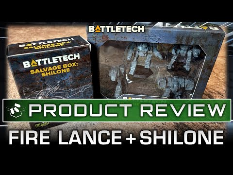 BattleTech Fire Lance + Shilone Fighter Review! | Wave 2 Kickstarter Deep Dive | Clan Invasion