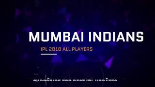 Mumbai Indians MI Official IPL 2018 Player List, Team and Full Squad Rohit, Hardik Krunal Pandya
