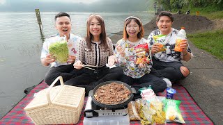Download lagu LAKESIDE PICNIC!! GREAT BBQ MEAT!! mp3