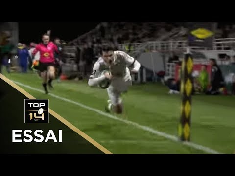 TOP 14 - Essai Arthur BONNEVAL (ST) - Pau - Toulouse - J10 - Saison 2018/2019