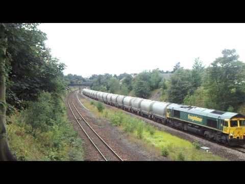 Freightliner class 66 on tanks