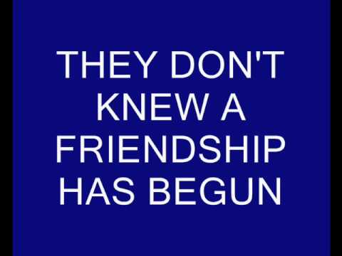 Tony Mortimer - We will stand feat Fighters Forever lyrics on screen