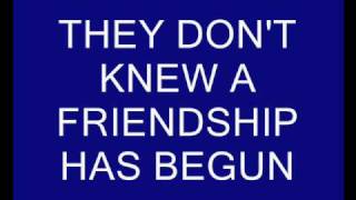 Tony Mortimer - We will stand feat Fighters Forever lyrics on screen