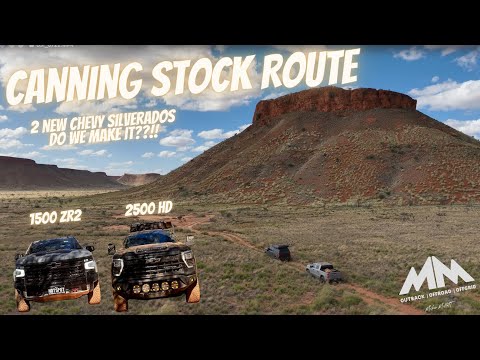 2 New Silverados tackle The Canning Stock Route!