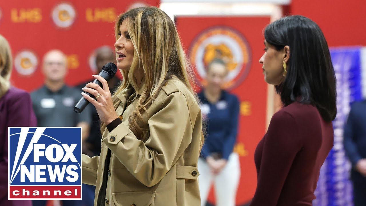 WATCH LIVE: First lady Melania Trump, second lady Usha Vance make remarks to troops at Camp Lejeune