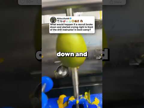 What would happen if a recruit broke down and started crying in front of the drill instructor? 😢😬