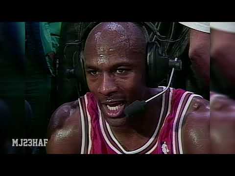 Michael Jordan Post-Game Interview with Dick and Chuck Daly (1995.11.22)