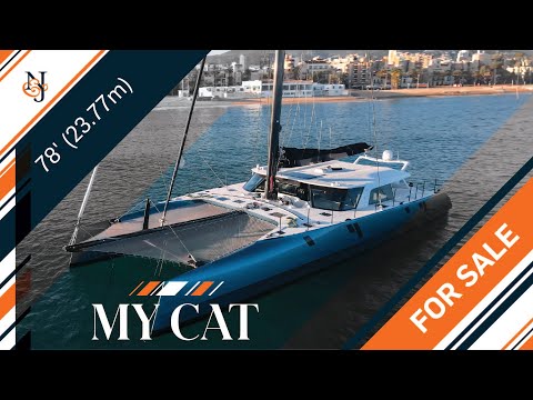 S/Y MY CAT Sailing Yacht for Sale | 78' (23.77m) Gunboat Yacht | N&J Yacht Tour
