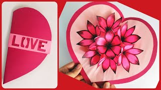 Handmade Valentines Day Card | DIY Valentines Day Gift Ideas | Handmade card for Boyfriend