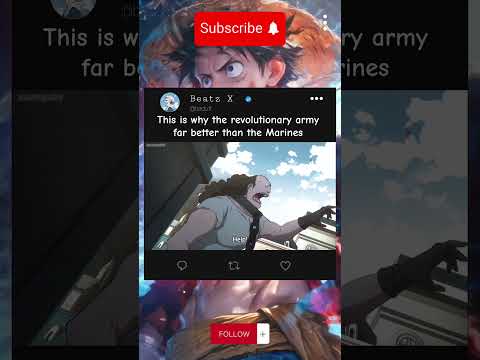 The reason people loves revolutionary army than Marines #luffy #onepiece