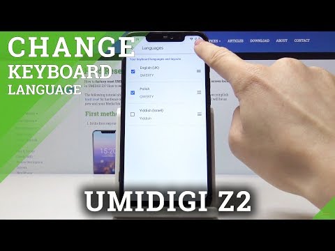How to Open Keyboard Settings in UMIDIGI Z2 - Change Keyboard Language