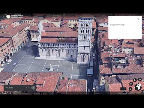 Virtual tour di Lucca con i bambini - presentazione del viaggio con Google Earth