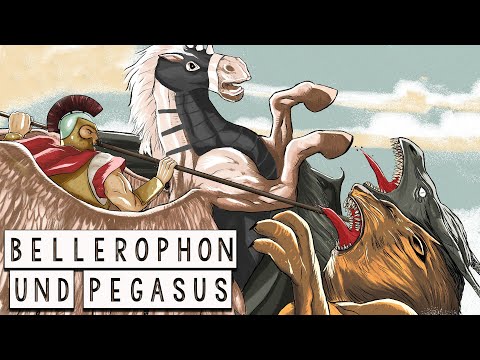 Der Mann, der davon träumte, Gott zu sein (Bellerophon und Pegasus) Griechische Mythologie