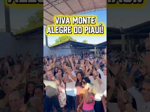Ainda em Monte Alegre do Piauí, tive a alegria de reencontrar a população e ser muito bem recebido