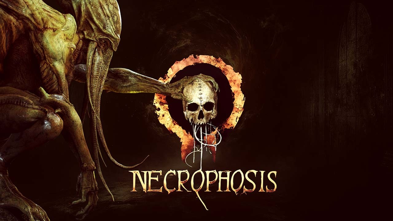 Promotional still highlighting Necrophosis horror atmosphere