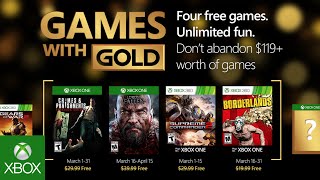 I Games With Gold di marzo