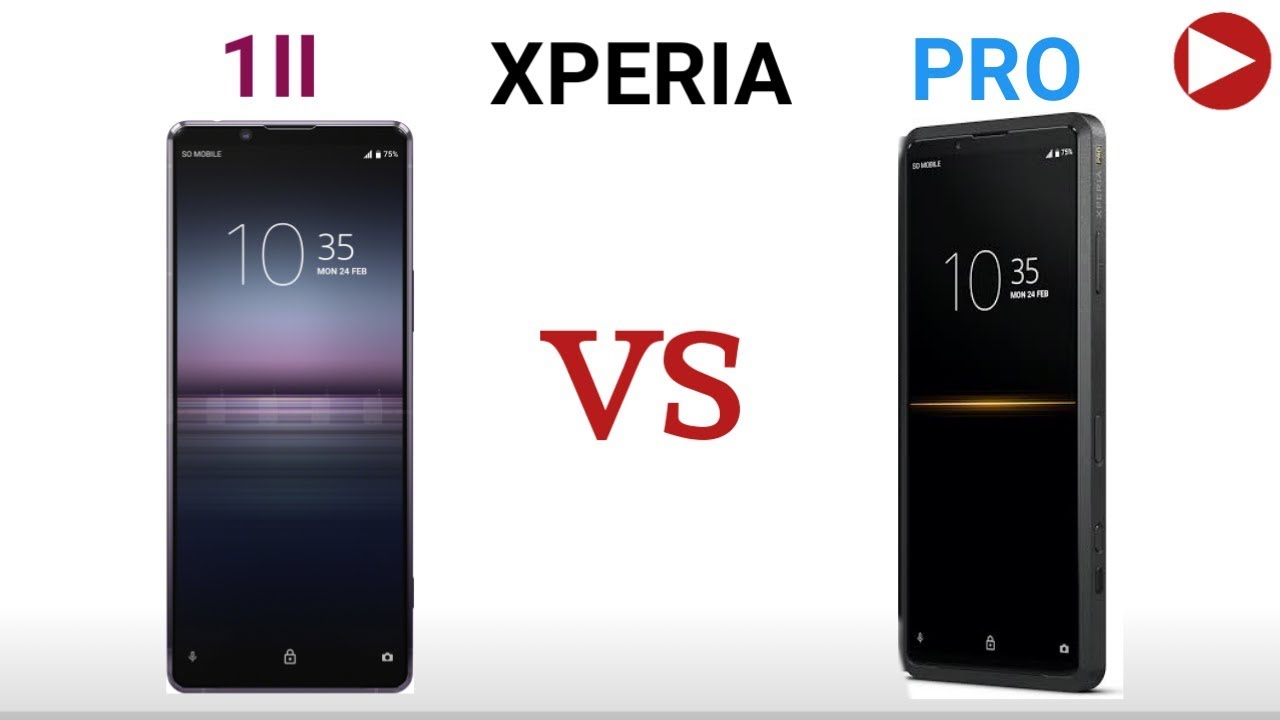 Sony Xperia Pro 5G vs Sony Xperia 1II