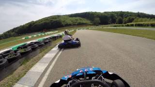 preview picture of video 'Kart - Circuit du Laquais, Champier 14-06-14'
