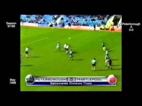 1997 - 98 Hartlepool FC 46 D Peterborough