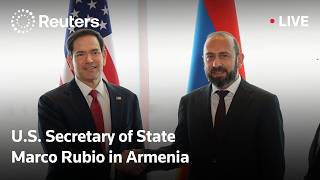 LIVE: Rubio speaks after talks with Armenian counterpart