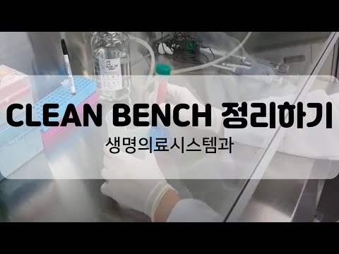 생명의료시스템과 I CLEAN BENCH 정리하기