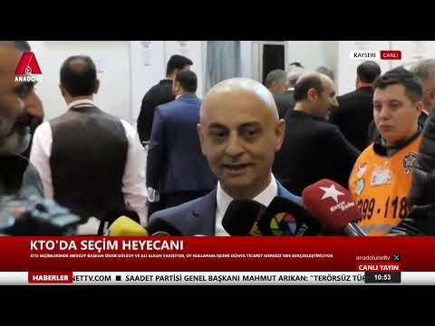 Kayseri Ticaret Odası'nda seçim heyecanı | Anadolu Net TV | (03.10.2026)