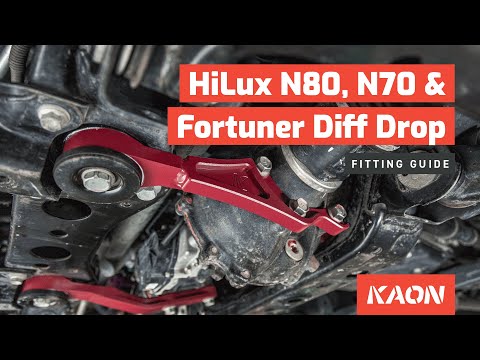 Arm Style Diff Drop Kit to suit Toyota HiLux N80, N70 & Fortuner – Fitting & Installation Guide