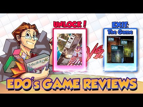 Edo's Unlock! Escape Adventures VS Exit: The Game Stand Off