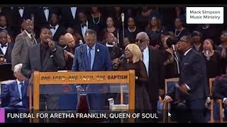 Vanessa Bell Armstrong and The Williams Brothers TEAR IT UP at Aretha Franklin&#39;s Funeral!