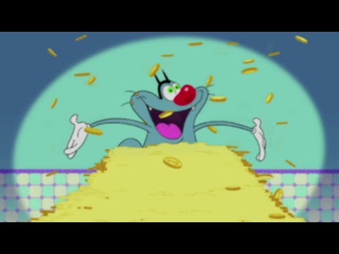 हिंदी Oggy and the Cockroaches - 😱 वह धनी है ! 😱 - Hindi Cartoons for Kids