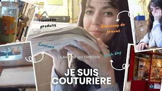🌿 Une semaine chaotique dans mon atelier : malade, couture et un flash day raté... | Studio Vlog