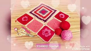 Download lagu Crochet Pillowcase of Granny Square from Yoando Crochet by Arie Rachmawati  (rie) mp3
