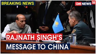 Defence Minister Rajnath Singh Calls Upon Countries To Resolve Differences Through Dialogue