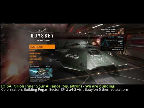 🚀 Elite Dangerous Odyssey – Episode 374 | Farming Jameson for Data with Fleet Carrier | [OISA]