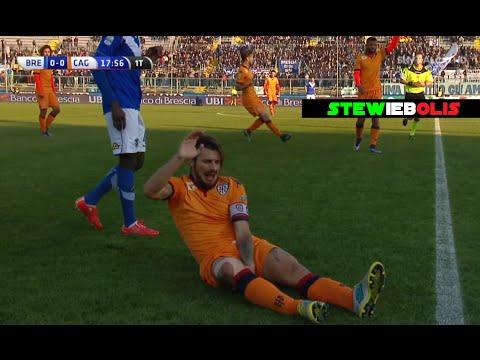 Dessena Infortunio Grave Entrata Killer (Video Completo) ● Brescia Vs Cagliari 4-0 ● 2015\2016 ● HD