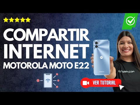 Cómo COMPARTIR INTERNET en el Motorola Moto E22 | 🌐Conéctate y mantén a todos en línea 📱