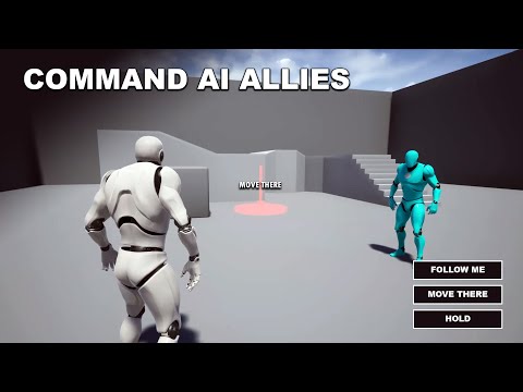 Unreal Engine Command AI Ally Characters