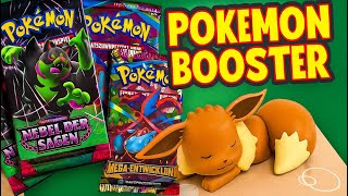 Pokémon Booster Opening + Evoli Figur bauen! 😍 | Deutsche Pokémon Karten