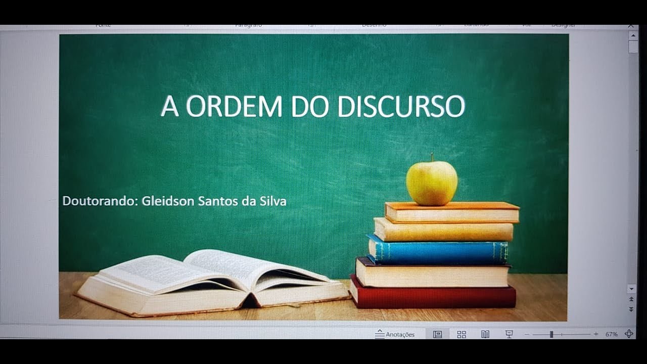 "A ordem do discurso" de Michel Foucault