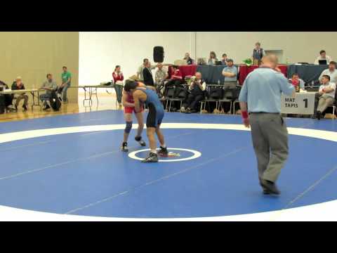 Junior Greco-Roman National Championships 2012: 50 kg Final Brian Cowan vs. Ameed Lakhani