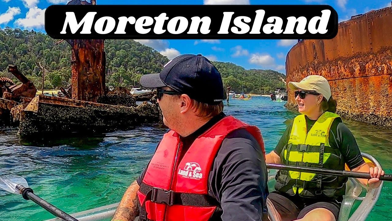 Join a duo on a captivating journey to Moreton Island.