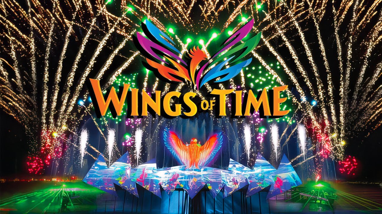 Sentosa's iconic night show Wings of Time, a full cinematic experience!