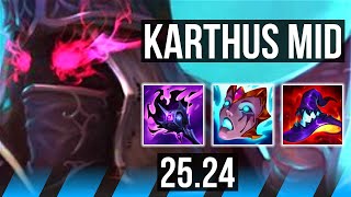 KARTHUS vs MEL (MID) | Summon Aery | KR Master | 25.24