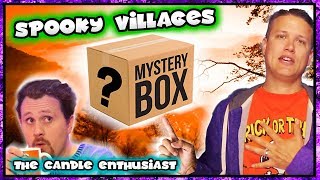 MYSTERY Box with SPOOKY VILLAGES - Collaboration - Dark Candles Reviews - Unboxing