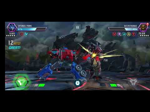 Revisit Act 4 Optimus Prime OG vs Necrotronus boss fight. Transformers Forged to fight