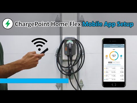 ChargePoint Home Flex Level 2 EV Charger Mobile App Setup