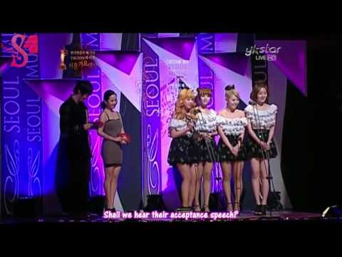 [Secret4Subs] 110120 High1 Seoul Music Awards - Secret Win [eng sub]